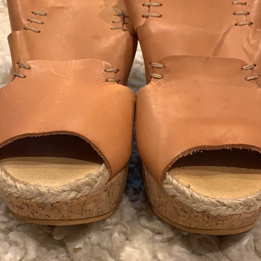 Free People Cork Wedge Heels - Picture 10 of 12